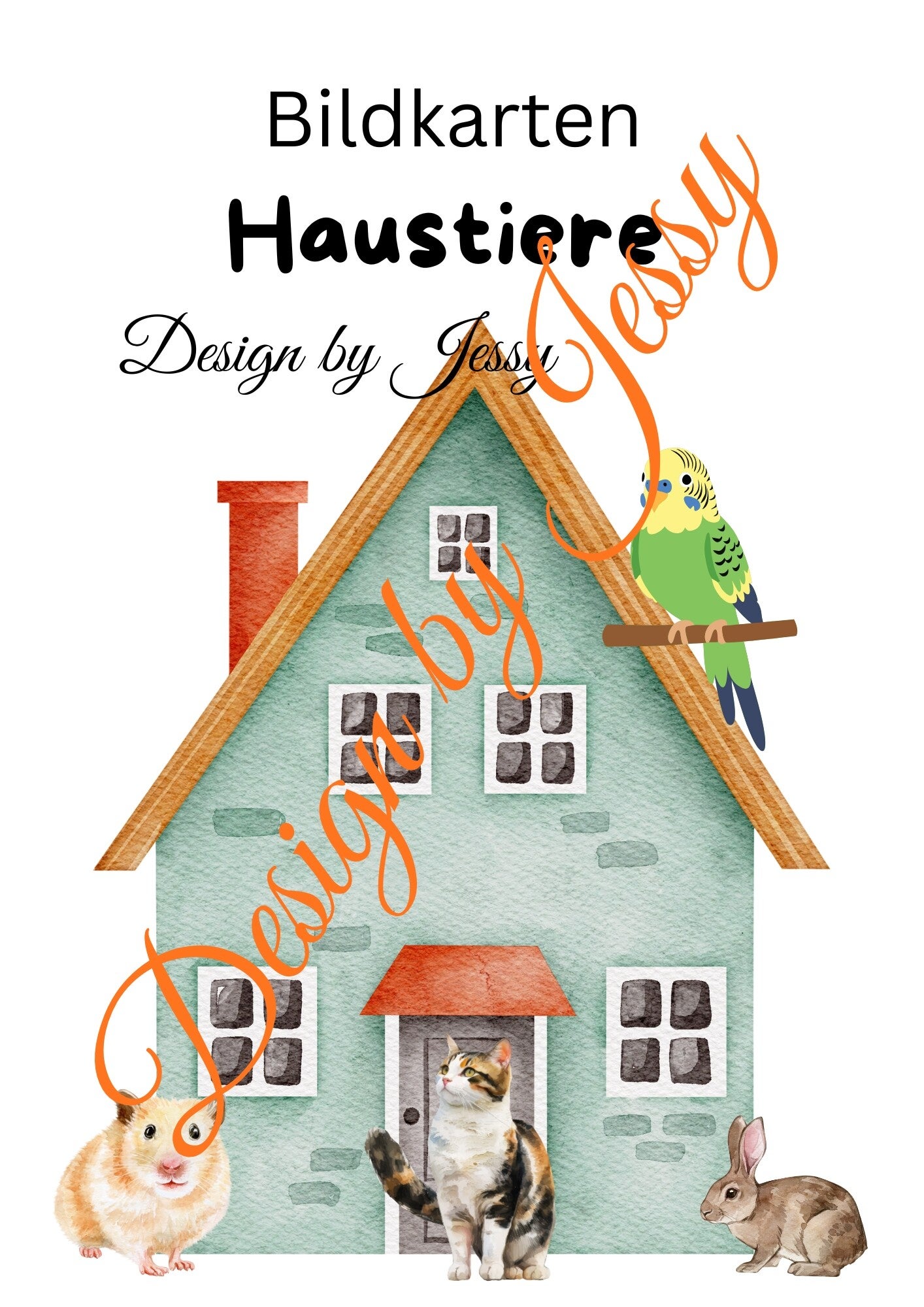 Bildkarten Haustiere – erkennen und benennen