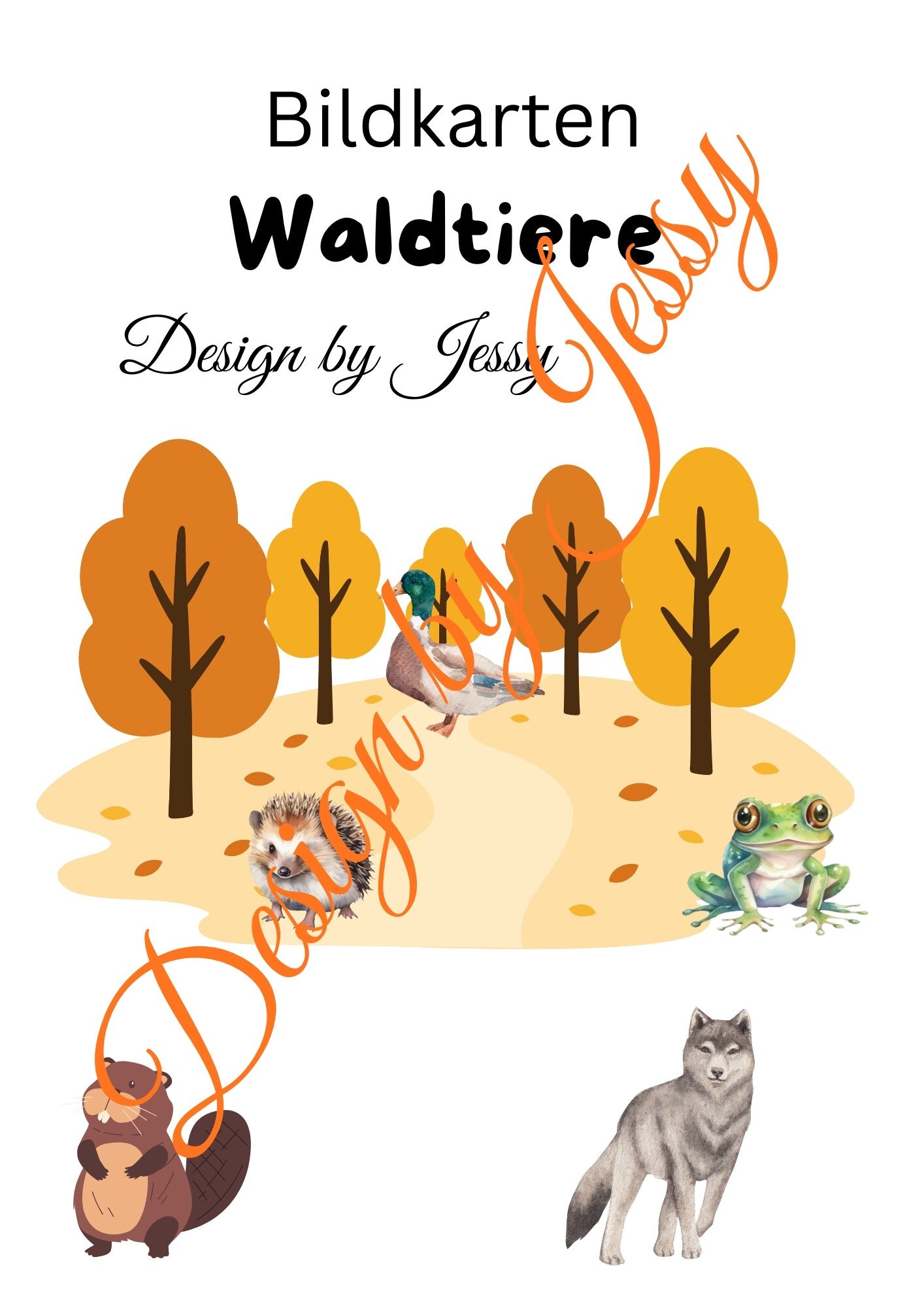 Bildkarten Waldtiere – erkennen und benennen