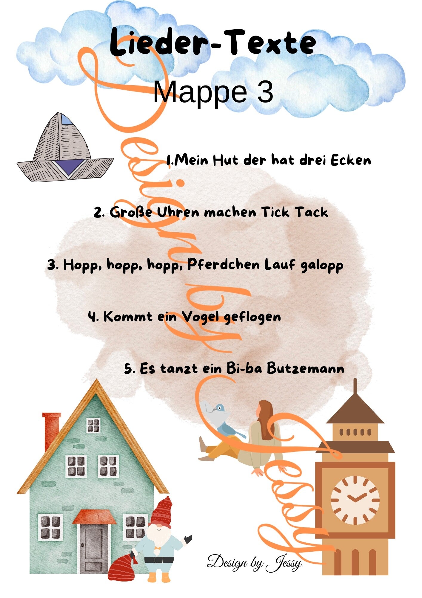 Lieder Texte Mappe 3