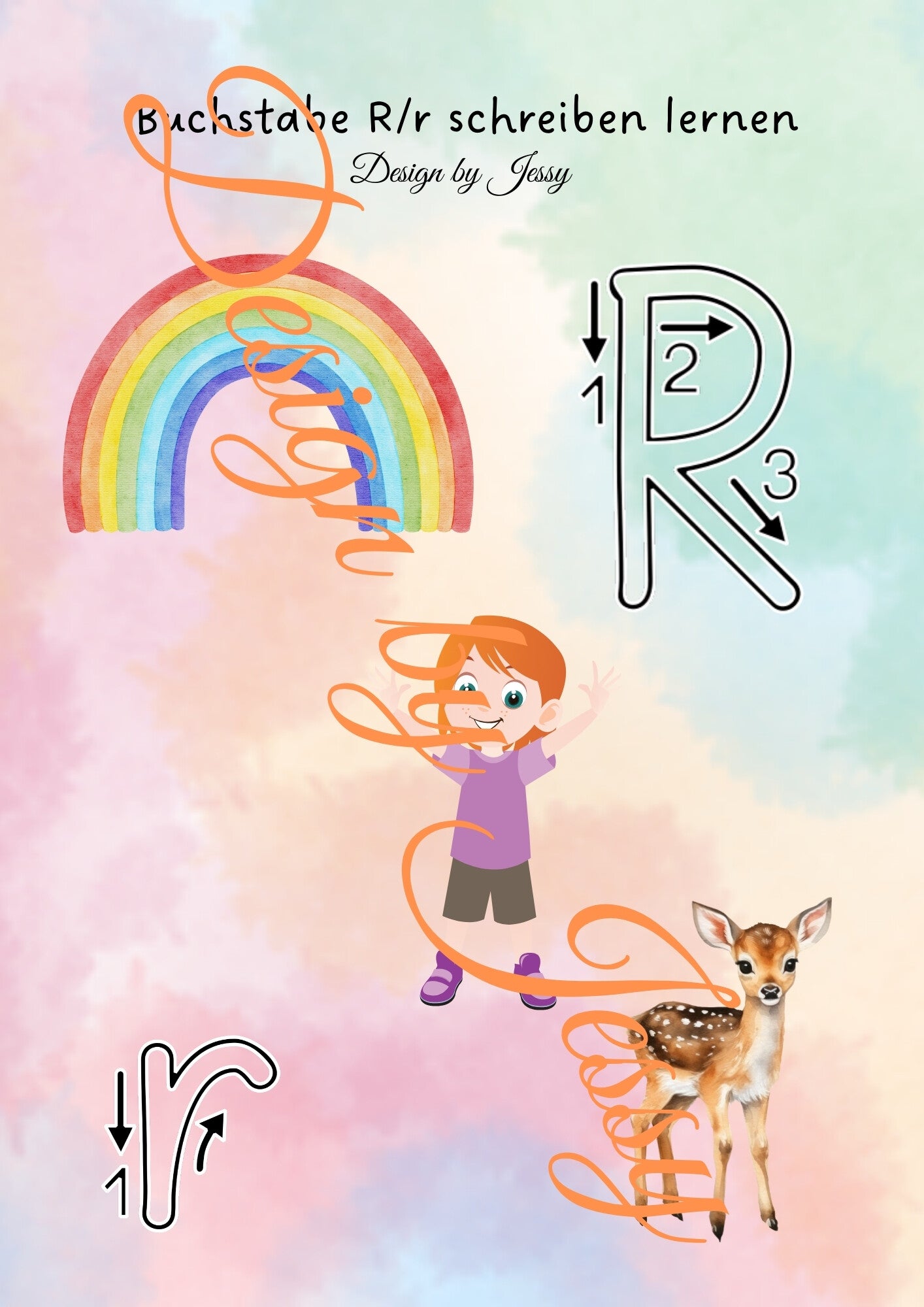 Buchstabe R schreiben lernen