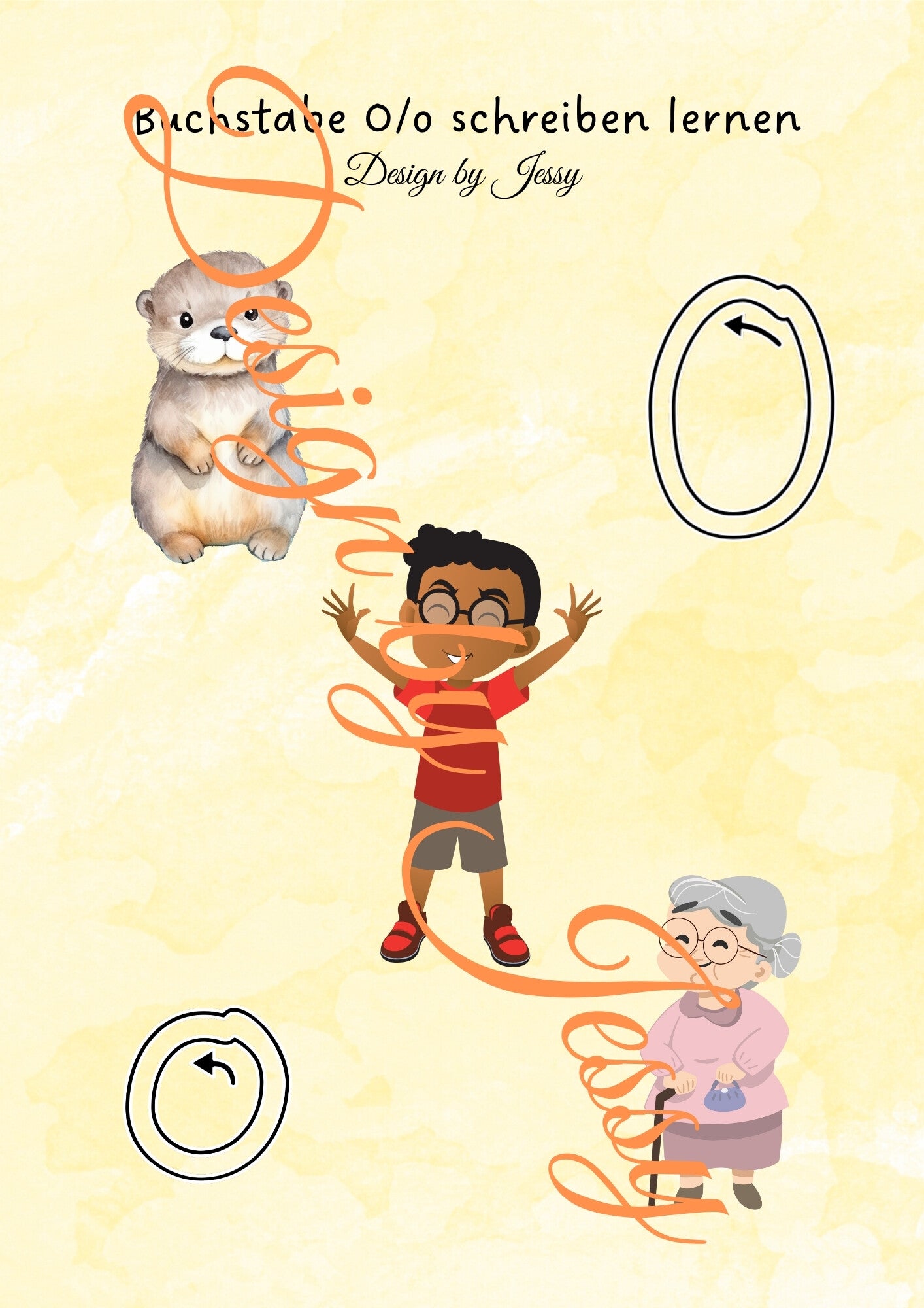 Buchstabe O schreiben lernen