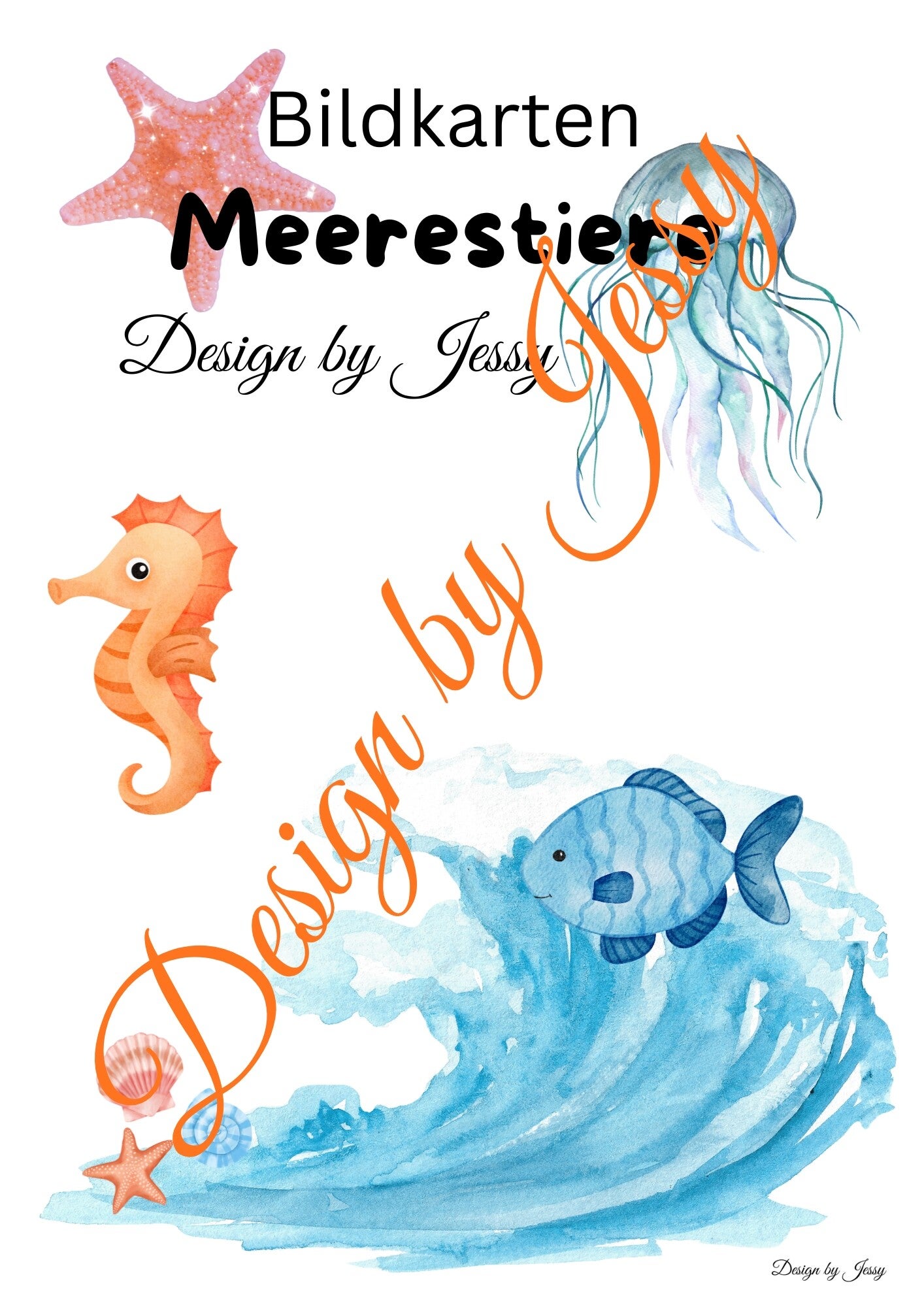Bildkarten Meerestiere – erkennen und benennen