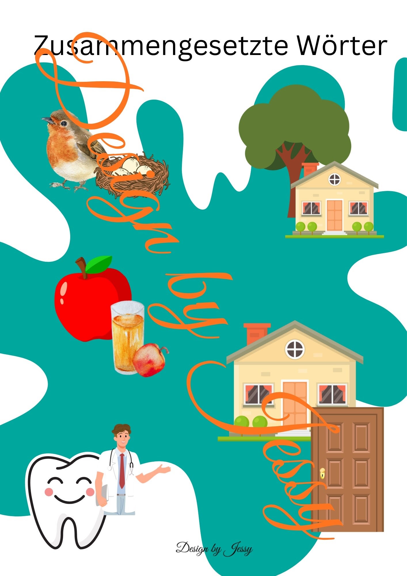 Arbeitsblätter zusammengesetzte Wörter – verbinden, legen und wiederverwenden