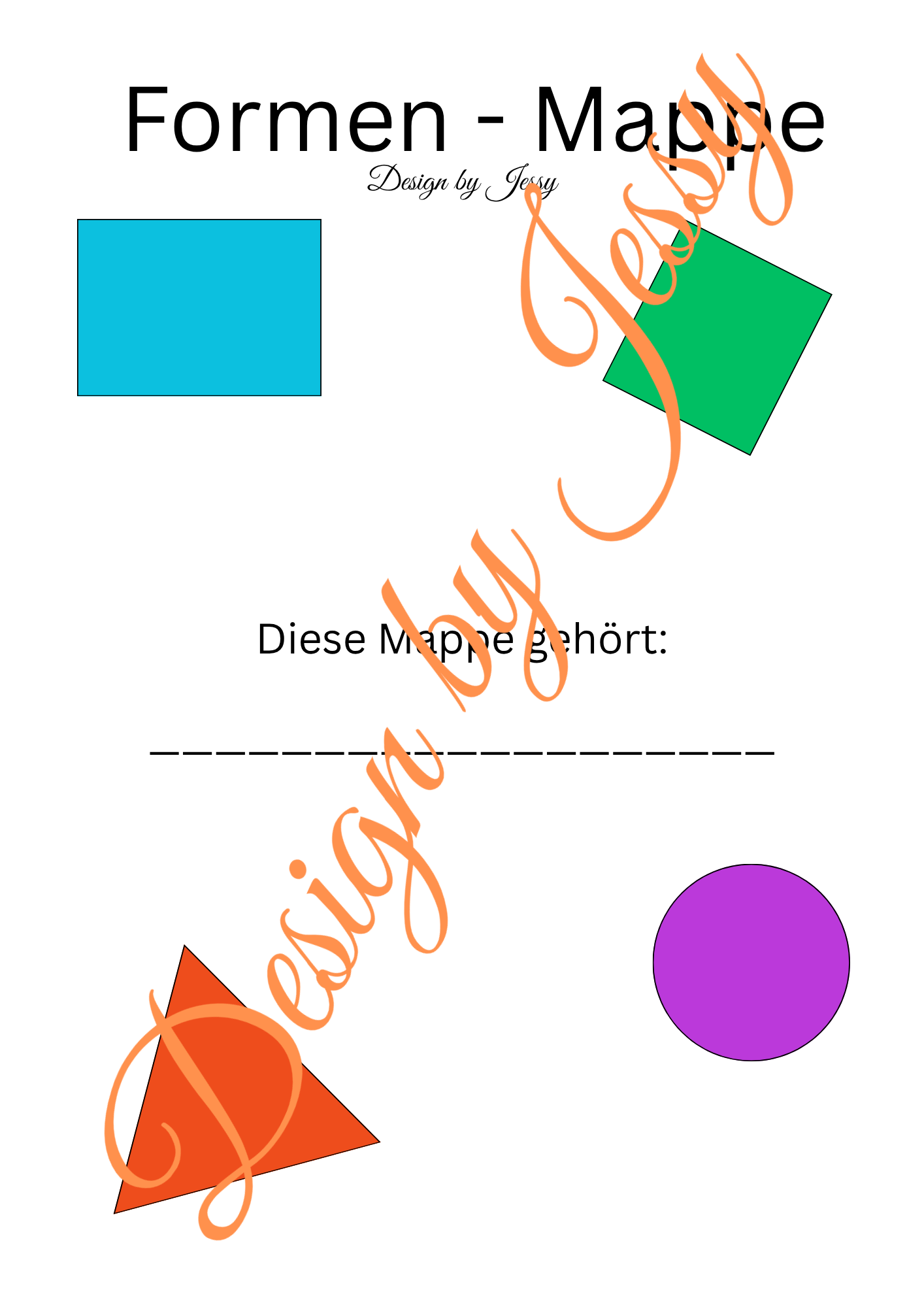 Übungsmappe - Formen