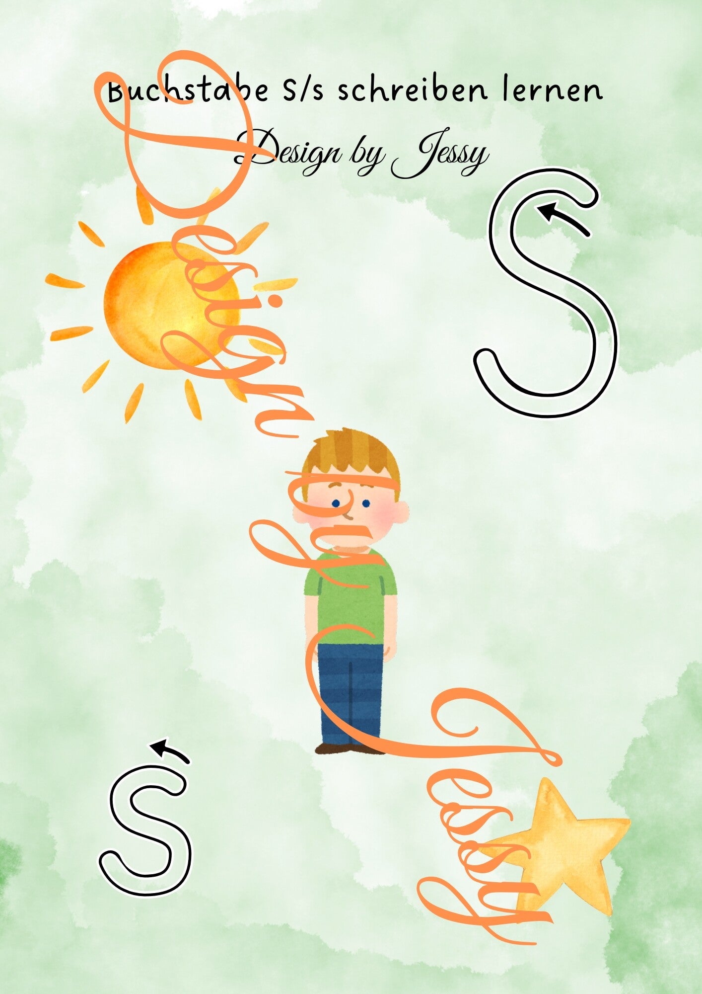 Buchstabe S schreiben lernen