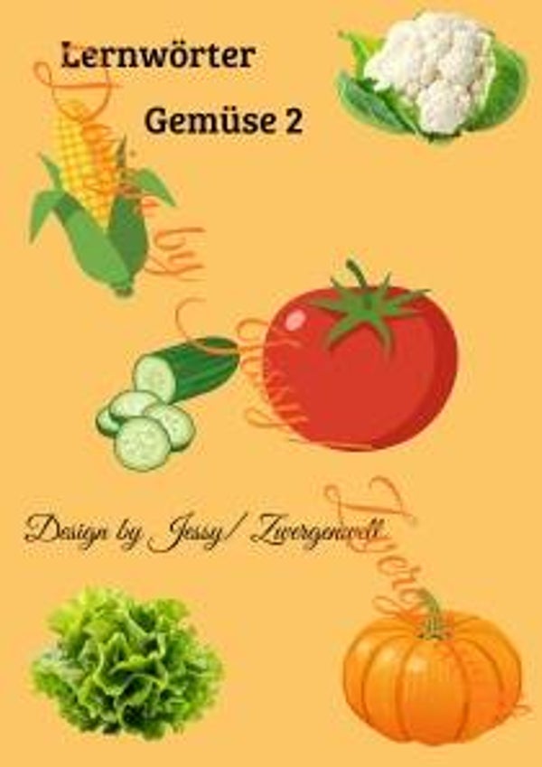 Lernwörter Gemüse 2 (Druck)