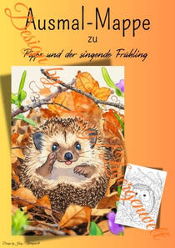 Ausmal-Mappe „Pippo und der singende Frühling“ (Digital)
