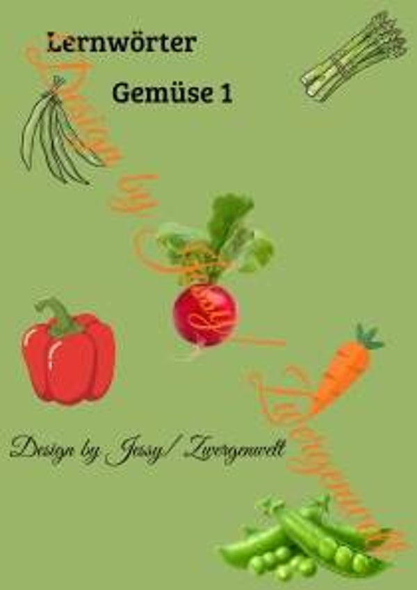 Lernwörter Gemüse 1 (Druck)