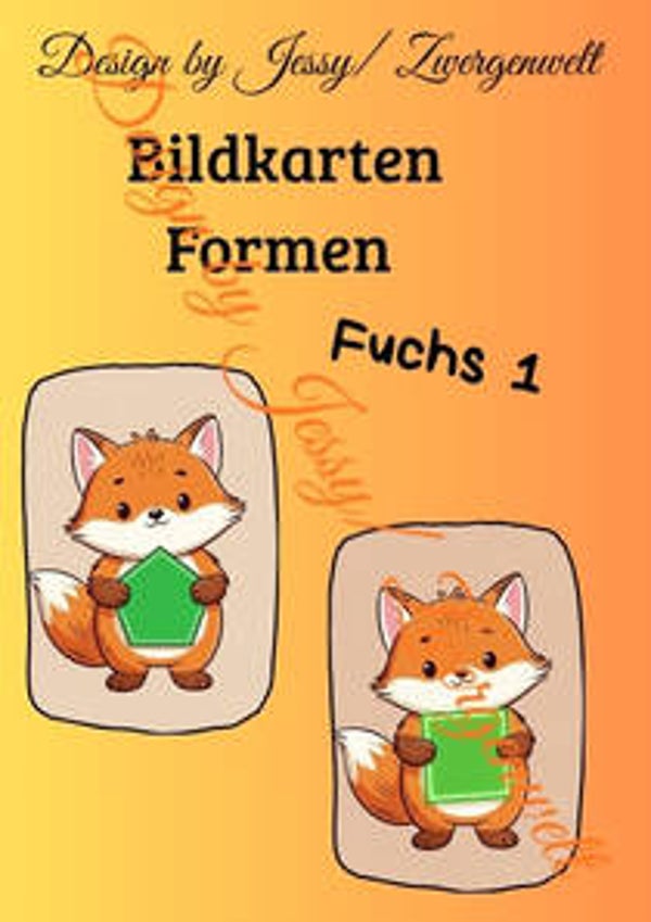 Bildkarten Formen Fuchs 1 (Digital)