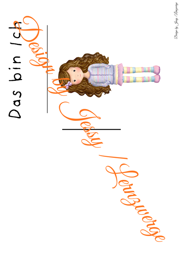 Lern-Mappe- ,,Das bin ich- Mädchen"