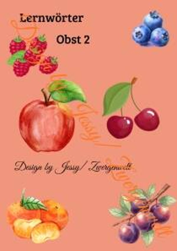 Lernwörter Obst 2 (Digital)