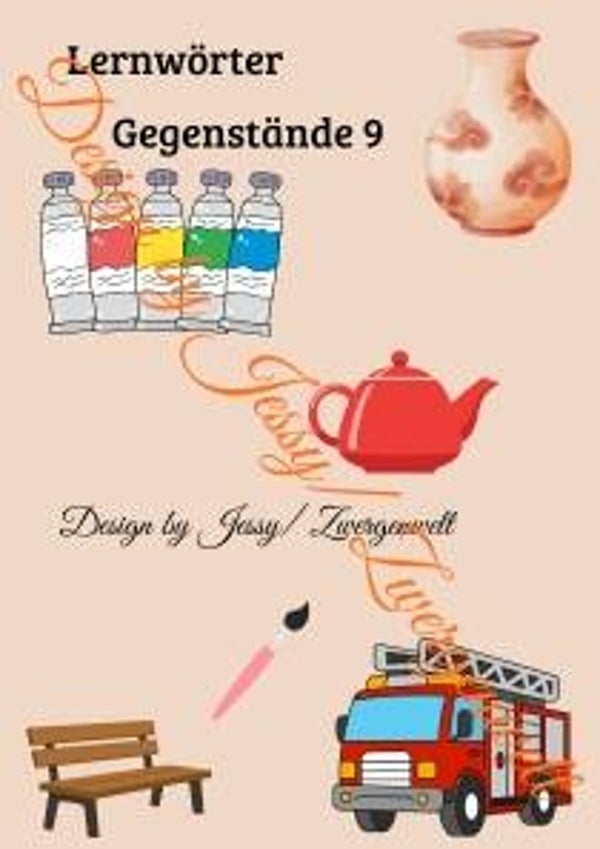 Lernwörter Gegenstände 9 (Druck)