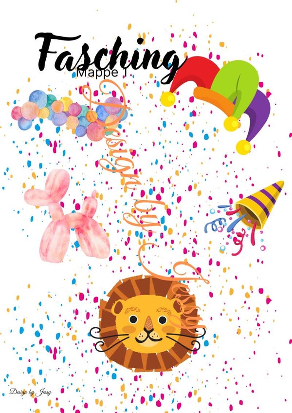 Portfolio Fasching Mappe 1 (Papier-Format)