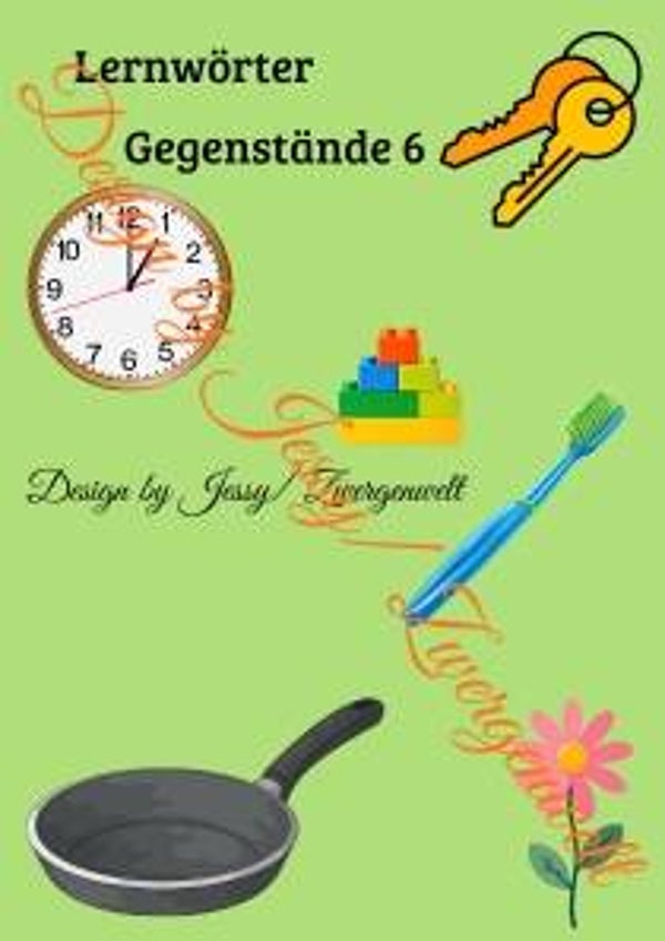 Lernwörter Gegenstände 6 (Druck)