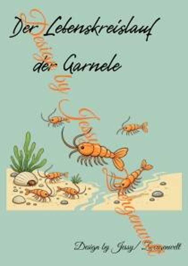 Der Lebenskreislauf der Garnele (Druck)