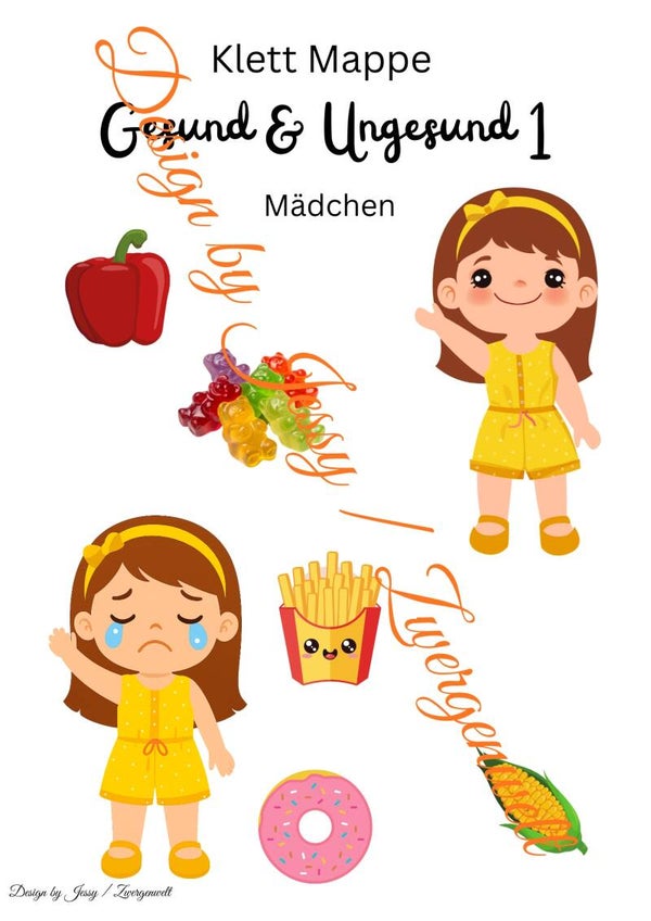Klett Mappe "Gesund & Ungesund 1 Junge" – Spielerisch Ernährung lernen