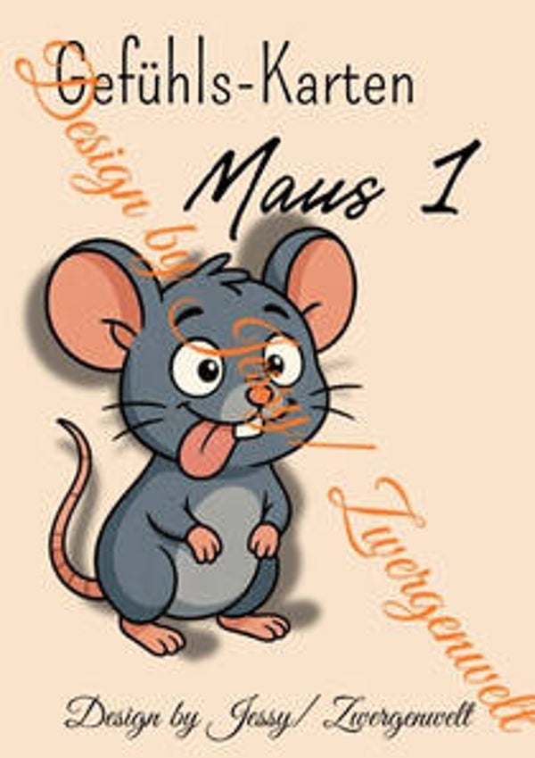 Gefühls-karten Maus 1- Emotionen erkennen und benennen (Druck)