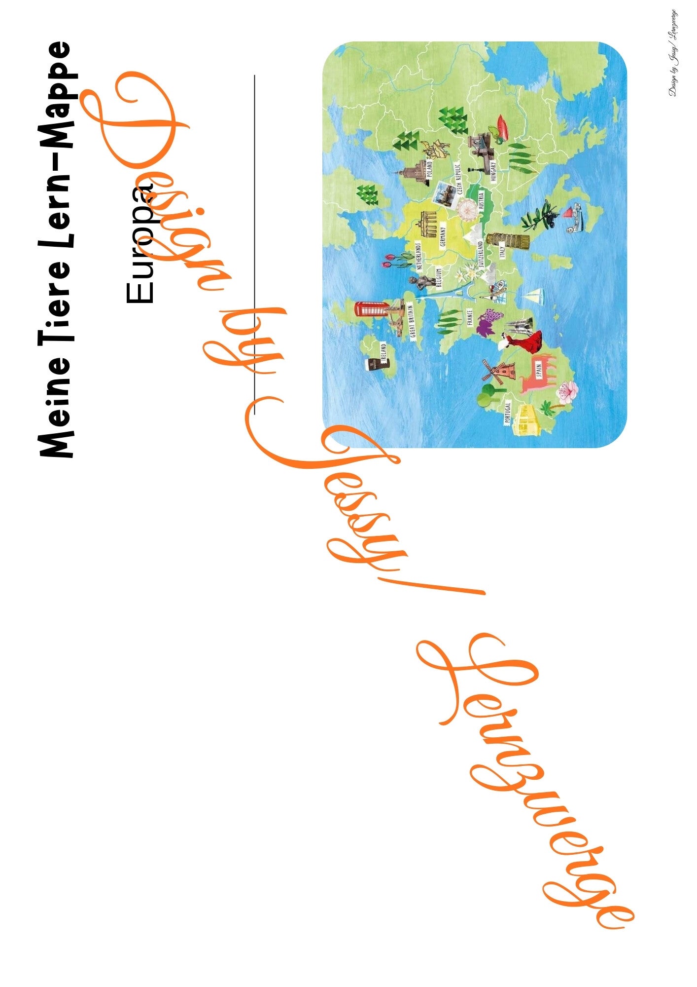 Meine Tiere Lern-Mappe Europa