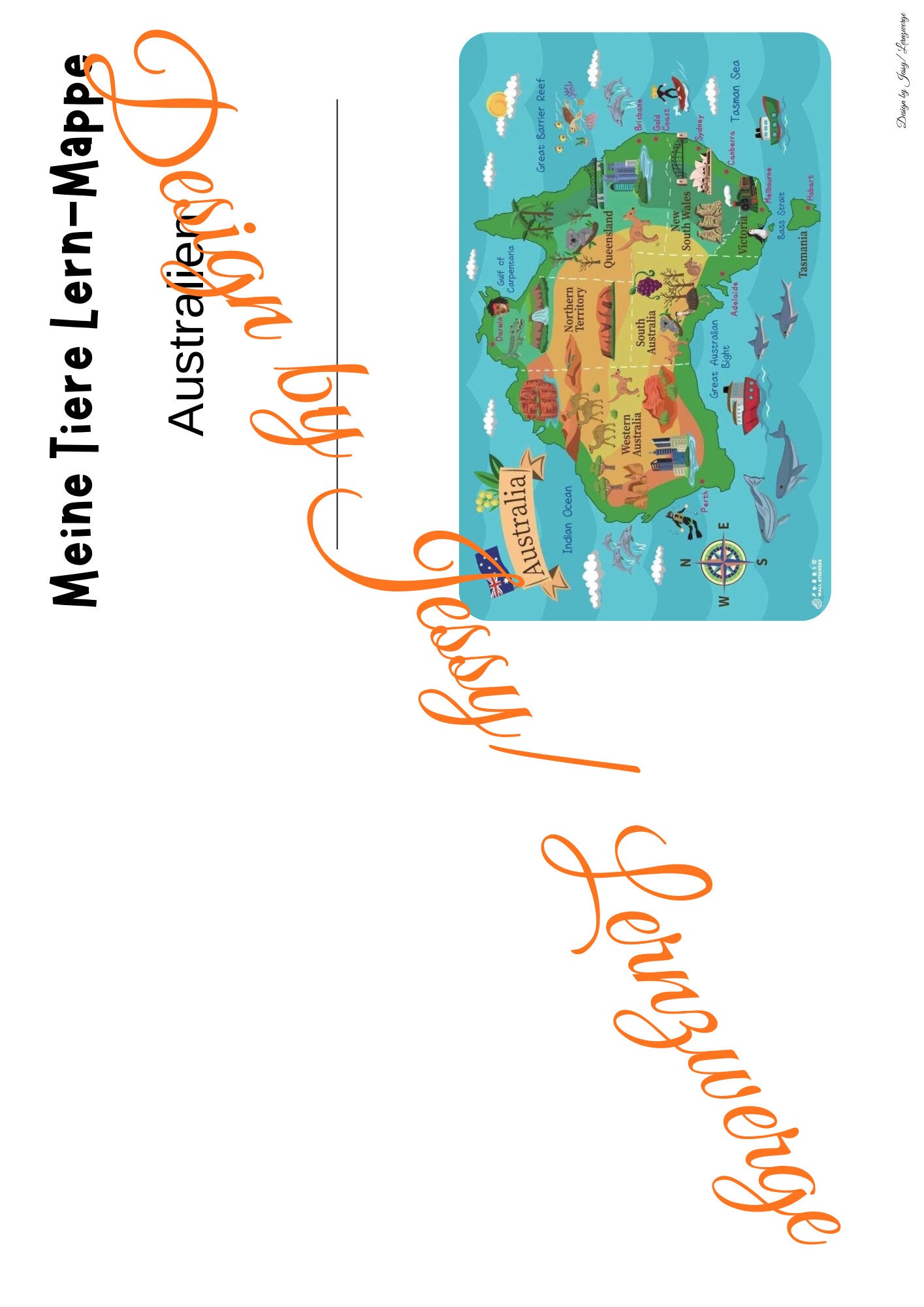 Meine Lern-Mappe Australien