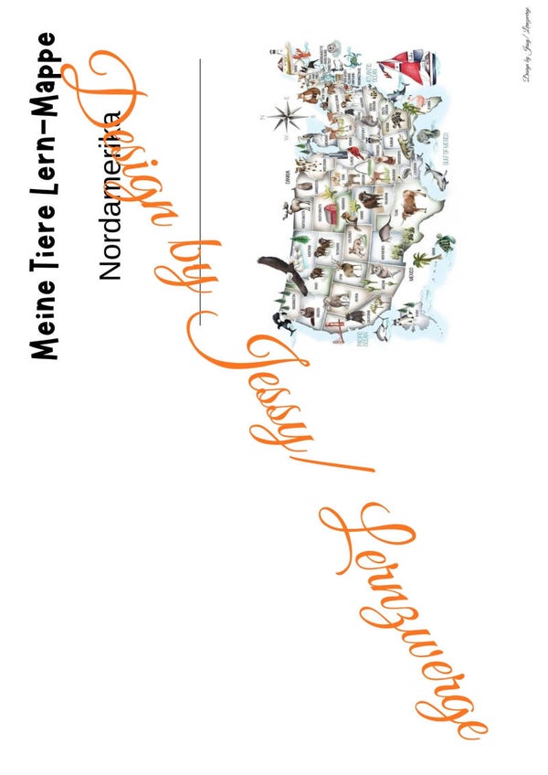 Meine Tiere Lern- Mappe Nordamerika (Digital)