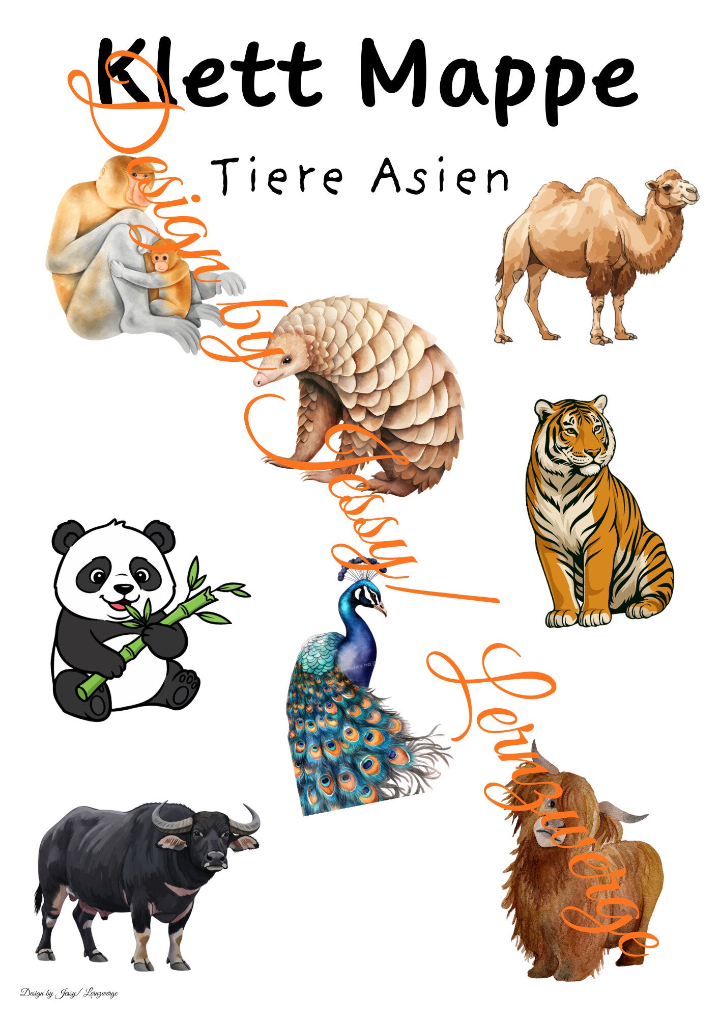 Klett Mappe Tiere Asien