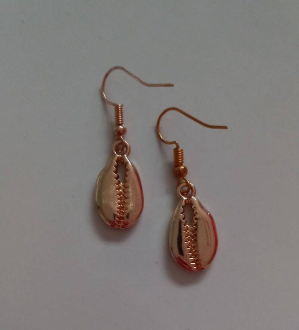 Kauri schelpen oorbellen