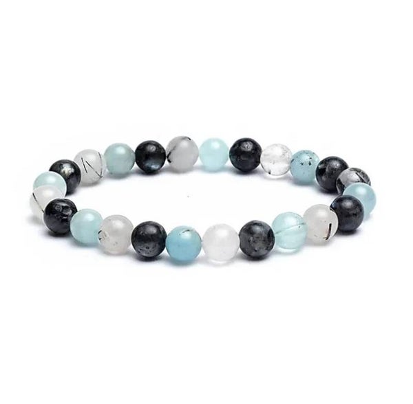 Aquamarine & Tourmaline Bracelet