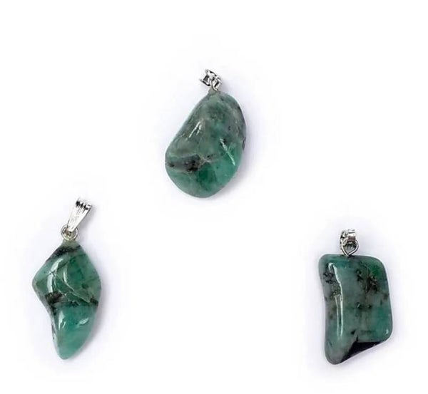 Emerald Polished Pendants