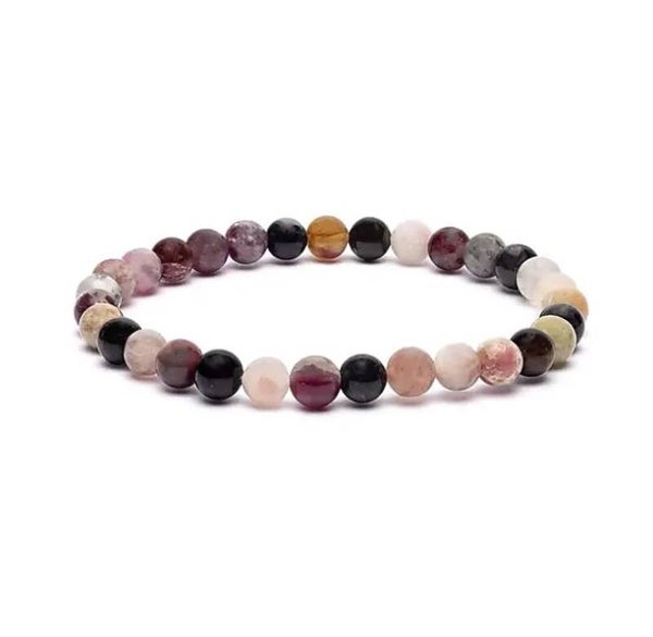 Mixed Tourmaline Beaded Bracelet