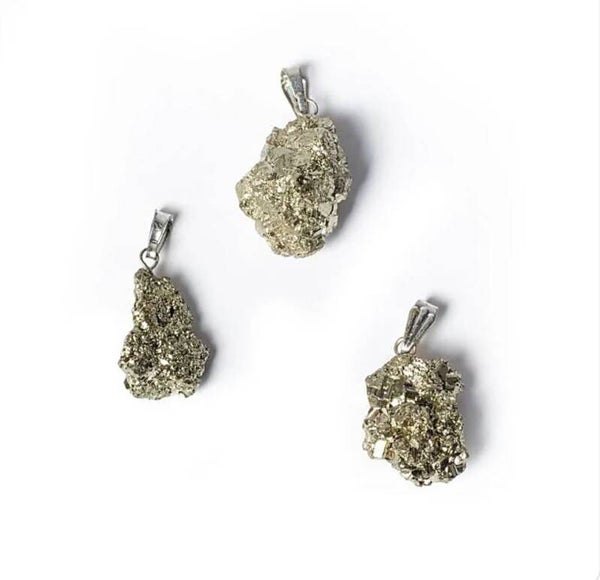 Rough Pyrite Pendant