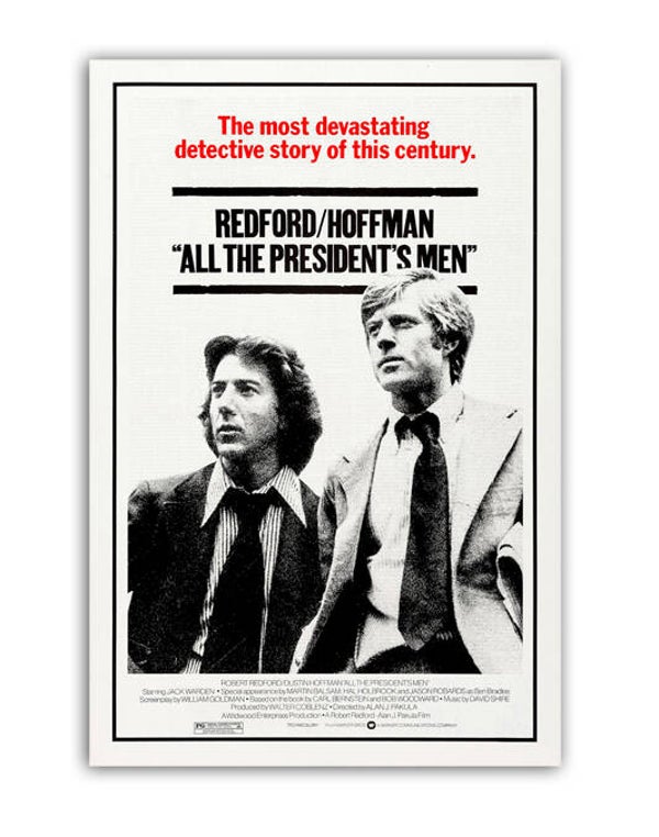 Cartel Todos los hombres del presidente