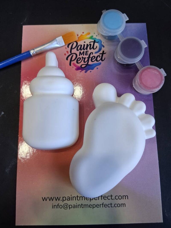 Baby Bottle & Footprint Kit