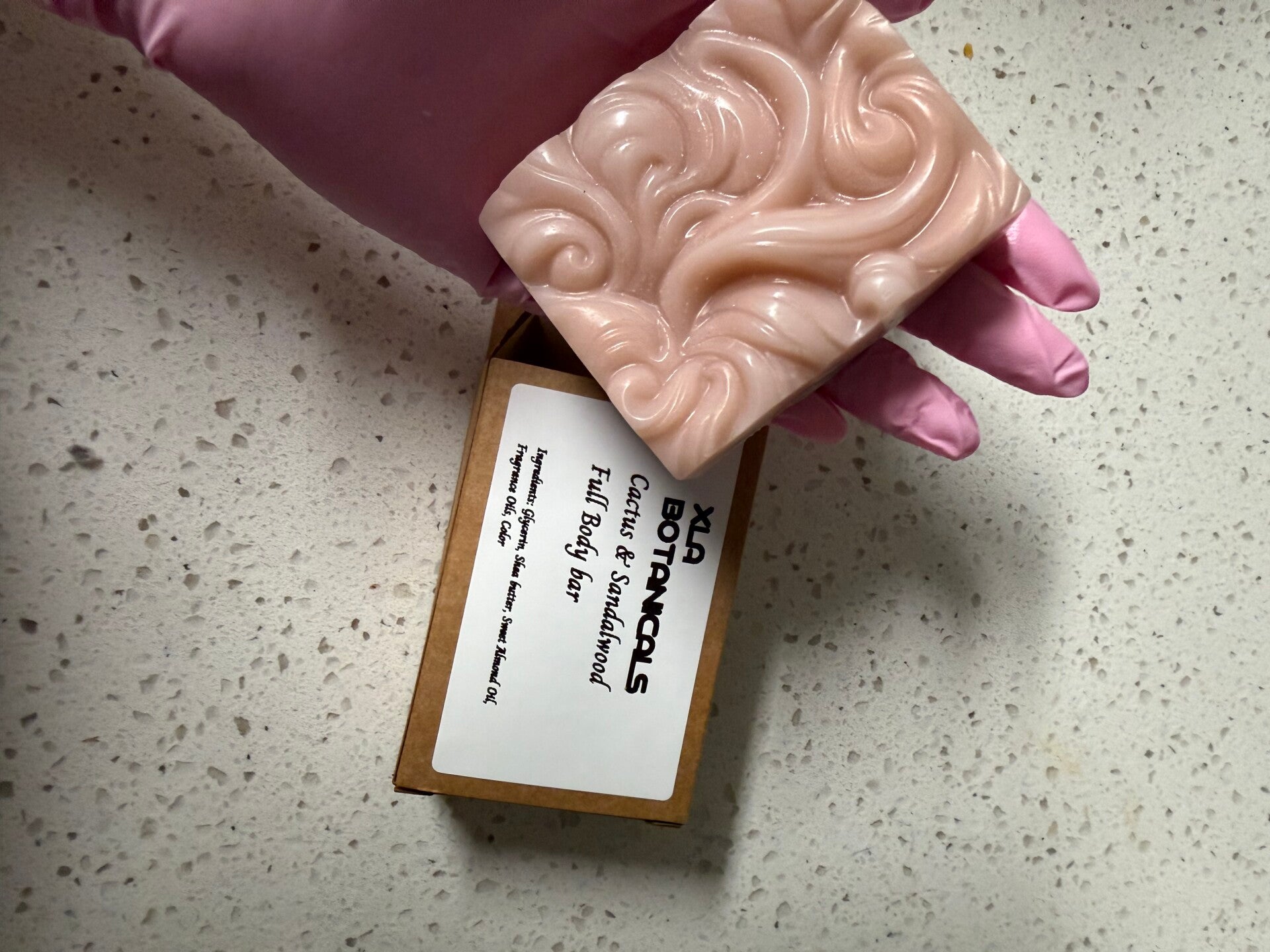 Cactus and Sandalwood Body Bar.