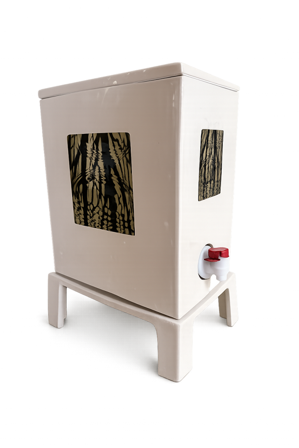 WINEBOX - White abstract