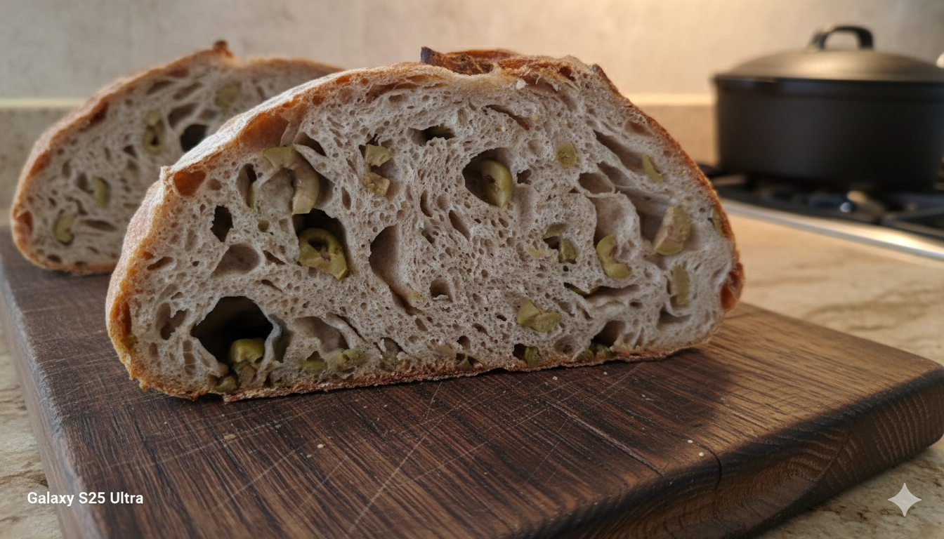 Green Olives Sourdough