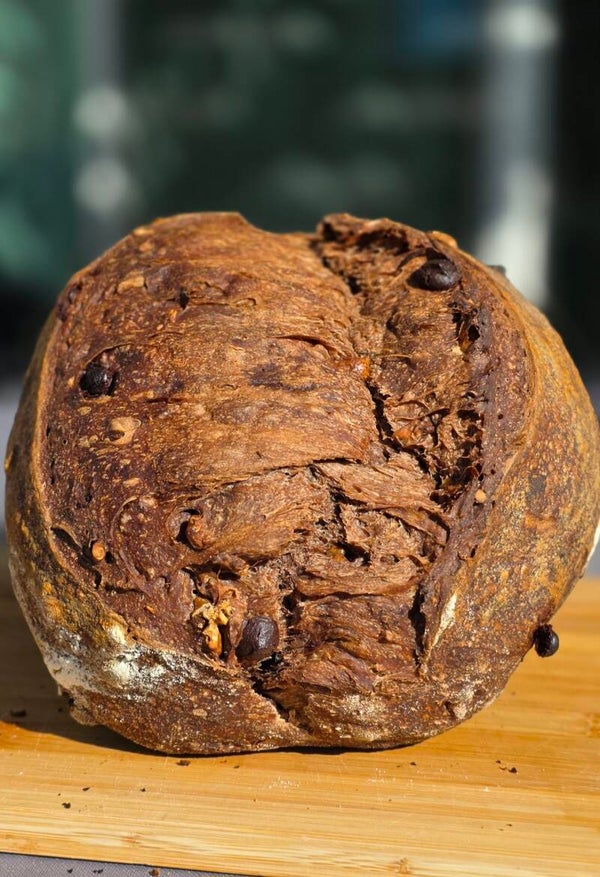 Double Chocolate Cacao Sourdough Bread