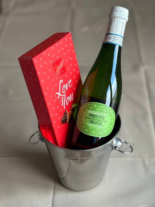 "Panier" sceau à champagne -prosecco - pralines