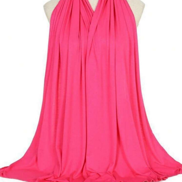 Jersey hijab/scarf -perfect for summer. Transparent with some silver sparkles