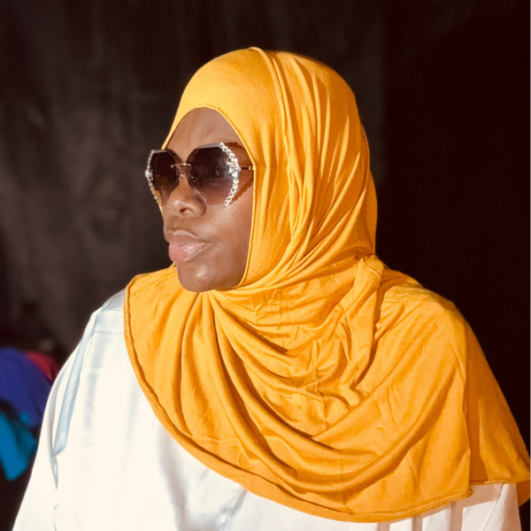 Instant wear pre-swen head Scarf, Muslim fashion.  hand wash, four ways stretchy and lightweight