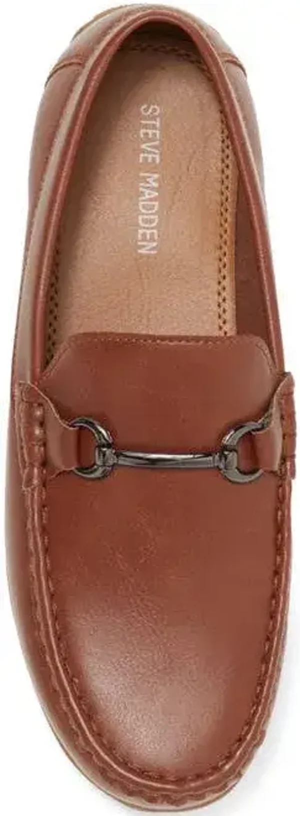 Steve Madden Boys loafers cognic brown
