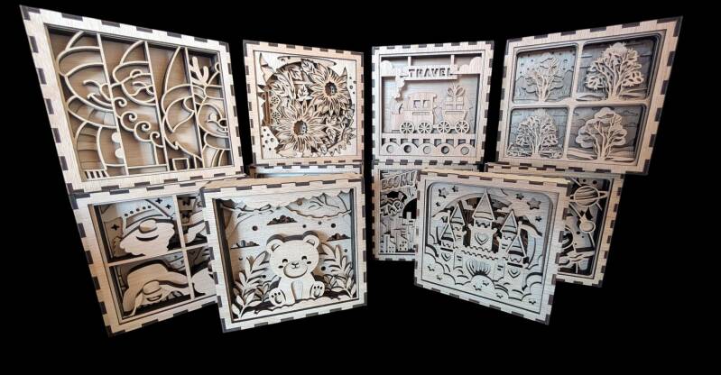 3d Artboxes, orginele woonkomer decoratie