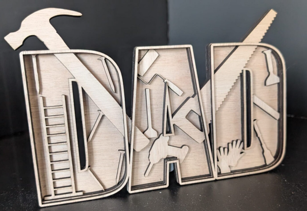 Vaderdag bordje Klussen