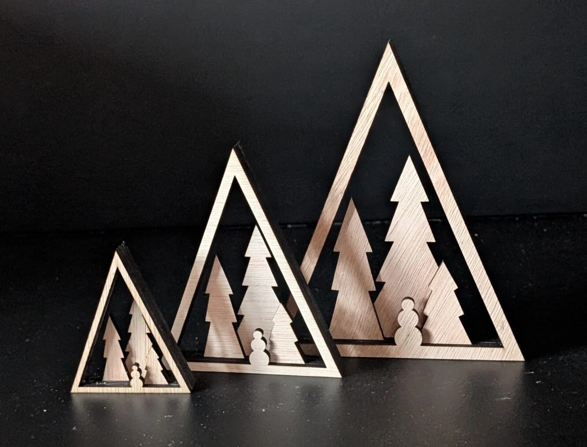 Kerst piramide L