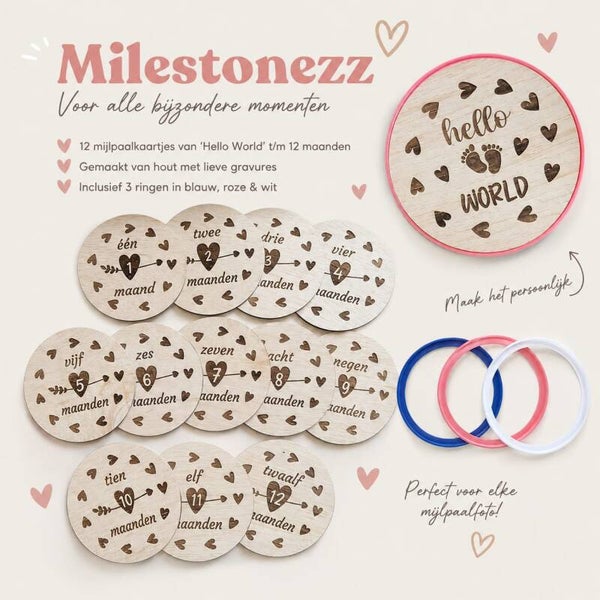 Milestonezz mijlpaalkaartjes