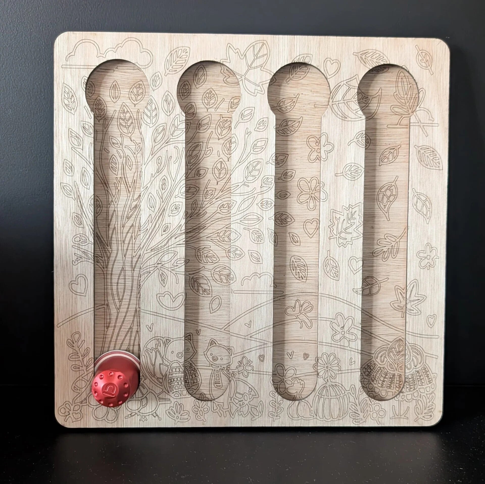 Koffie cup houder leafs