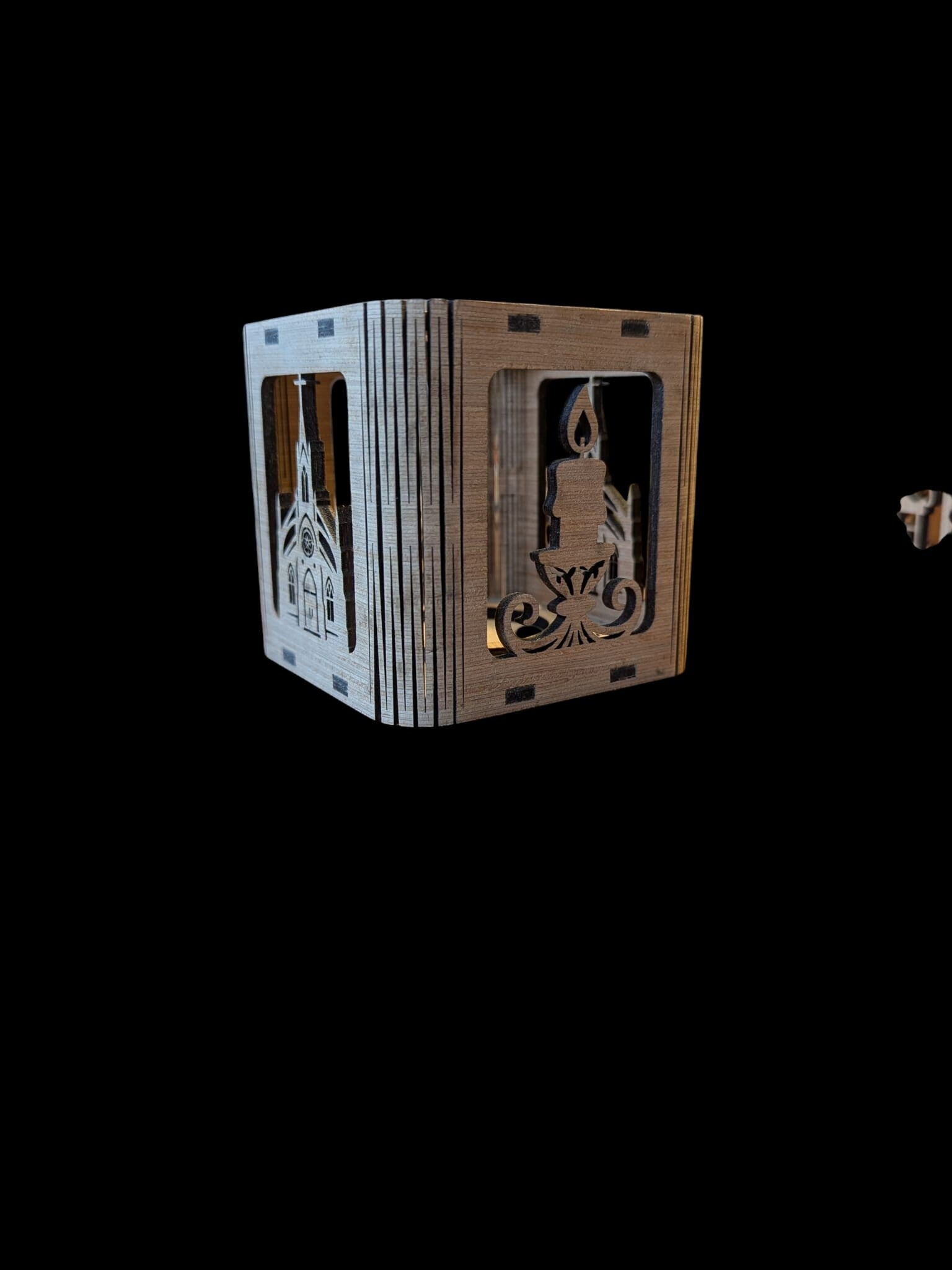 Waxinelichthouder Kerst