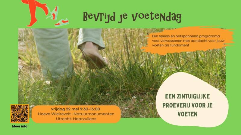 Bevrijd je voetendag op 22 mei 2026