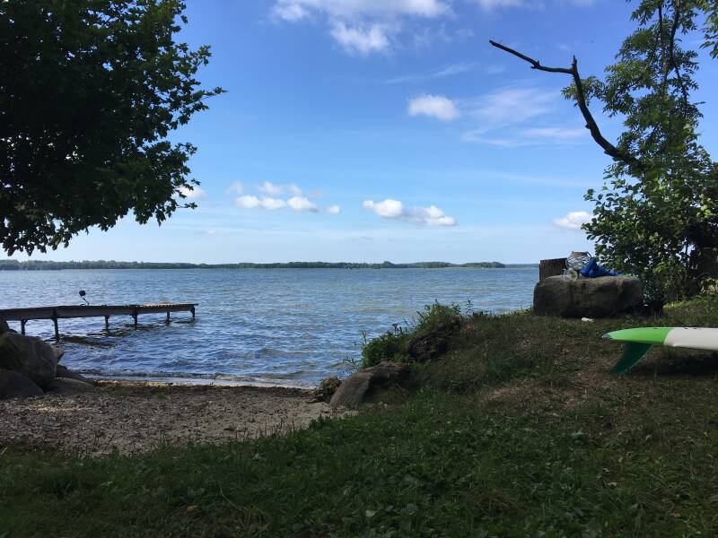 Kamperen in Polen | Uitzicht op het meer