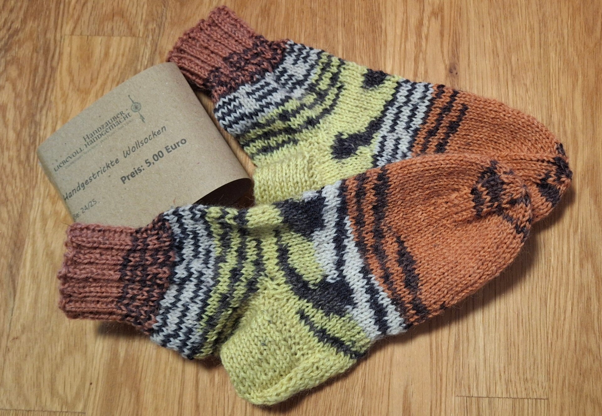 Wollsocken Gr. 24/25
