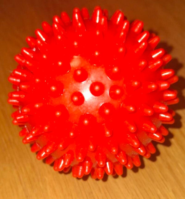 Massagebälle "hartes Plastik"
